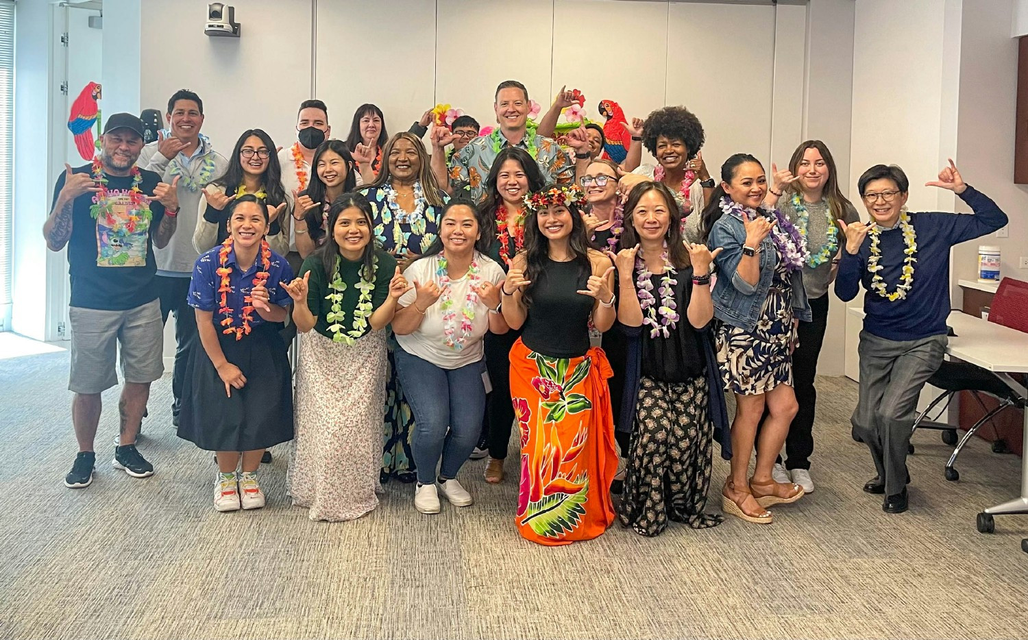 BPM's AAPI Colleague Resource Group hosted a Polynesian dance class and lunch for AAPI Heritage Month.