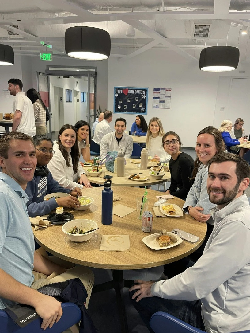 CMTers come together for lunch three times a week to relax, catch up, and enjoy some really good food.
