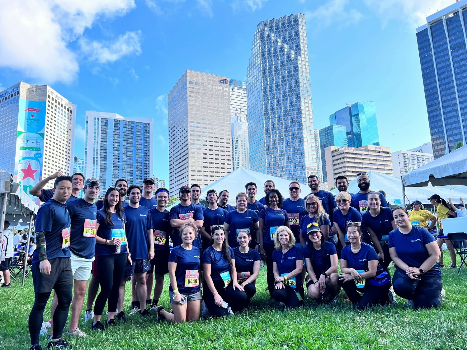 Team Rialto at the Corporate Run Miami – with our headquarters at the SE Financial Center in the background - April 2023