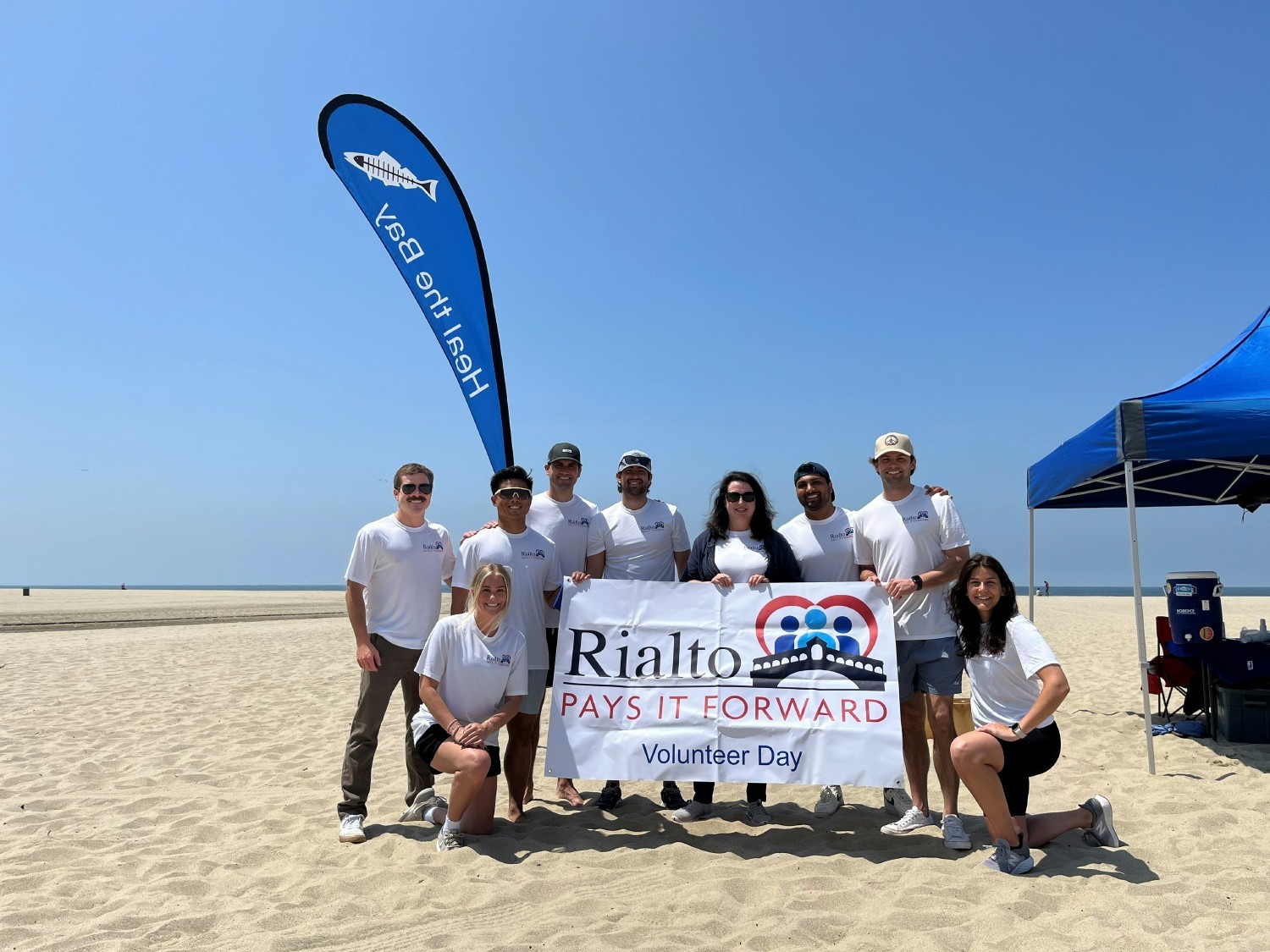 Rialto Associates in California clean up Venice Beach during our Rialto Pays It Forward Community Service Day - May 2023
