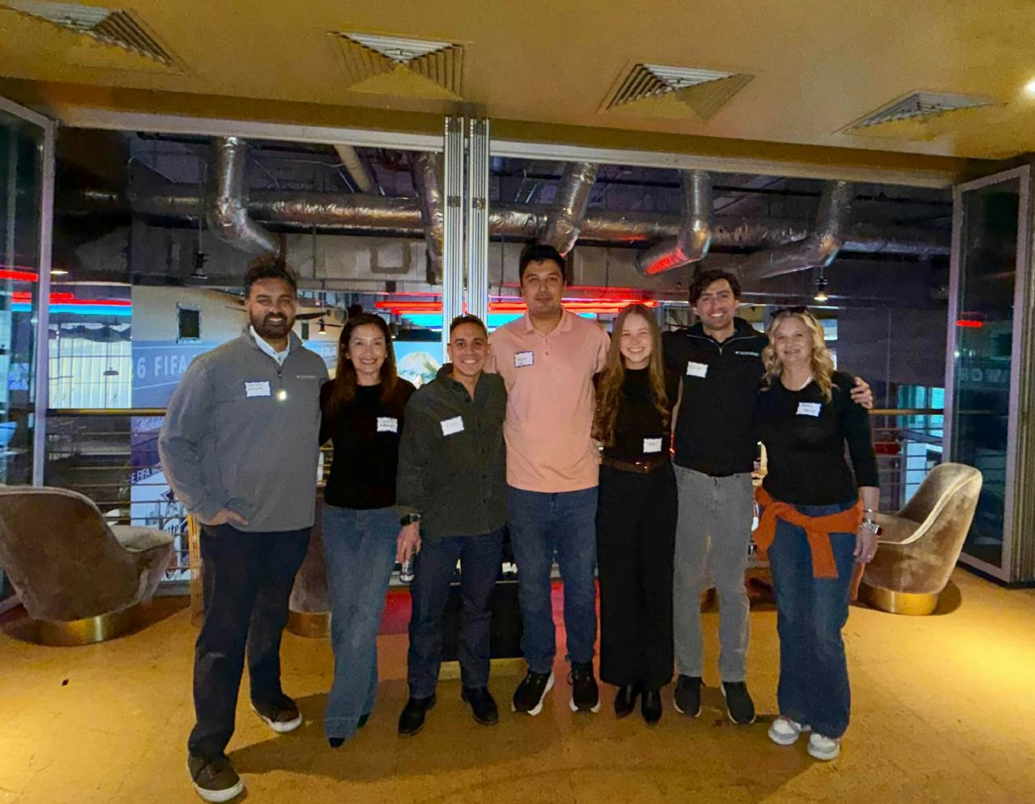 Counterpart team at a sponsored March Madness customer event.