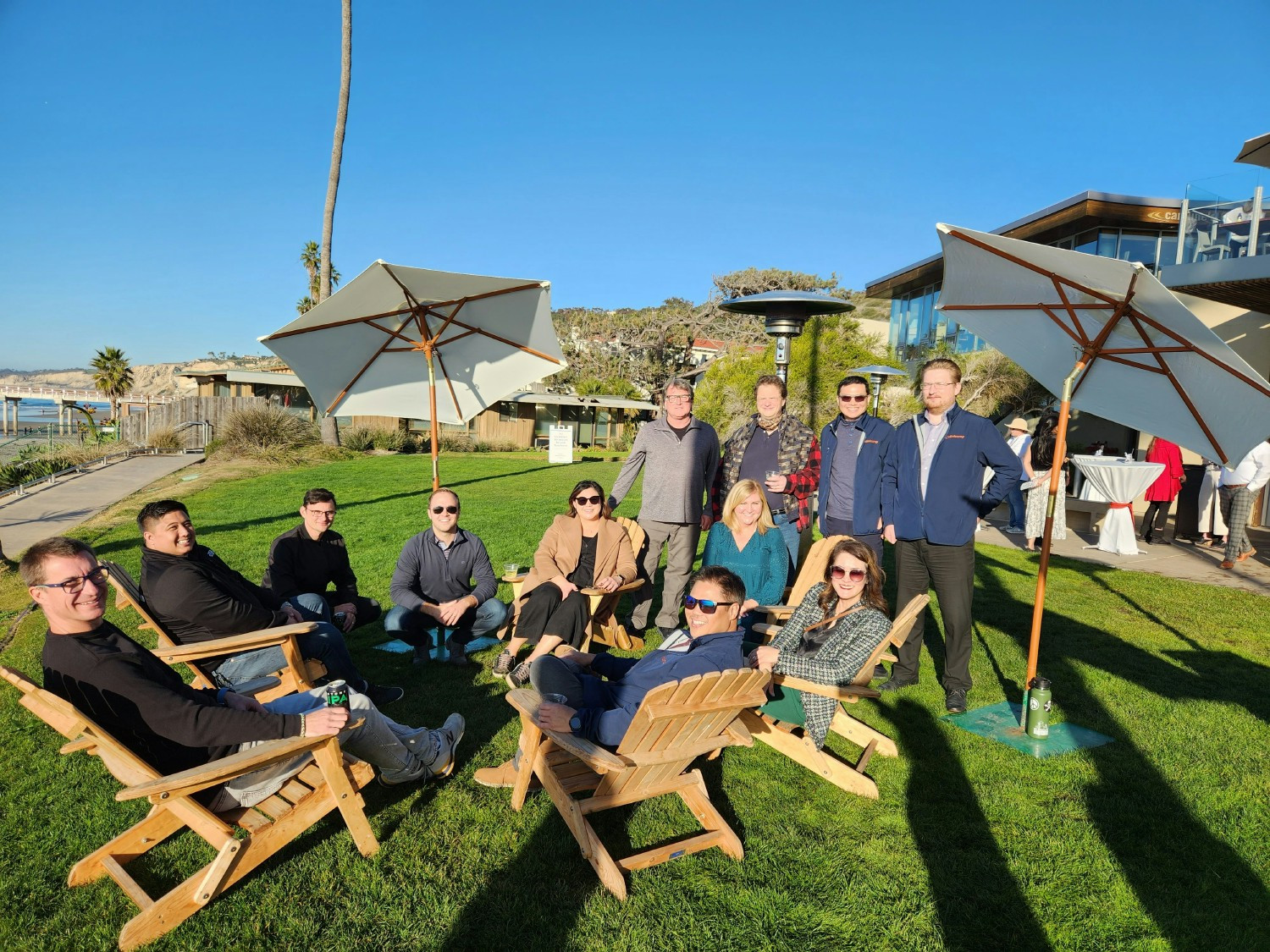 Employee events, beachside are always a favorite. We take the time to celebrate our successes and thank our employees. 