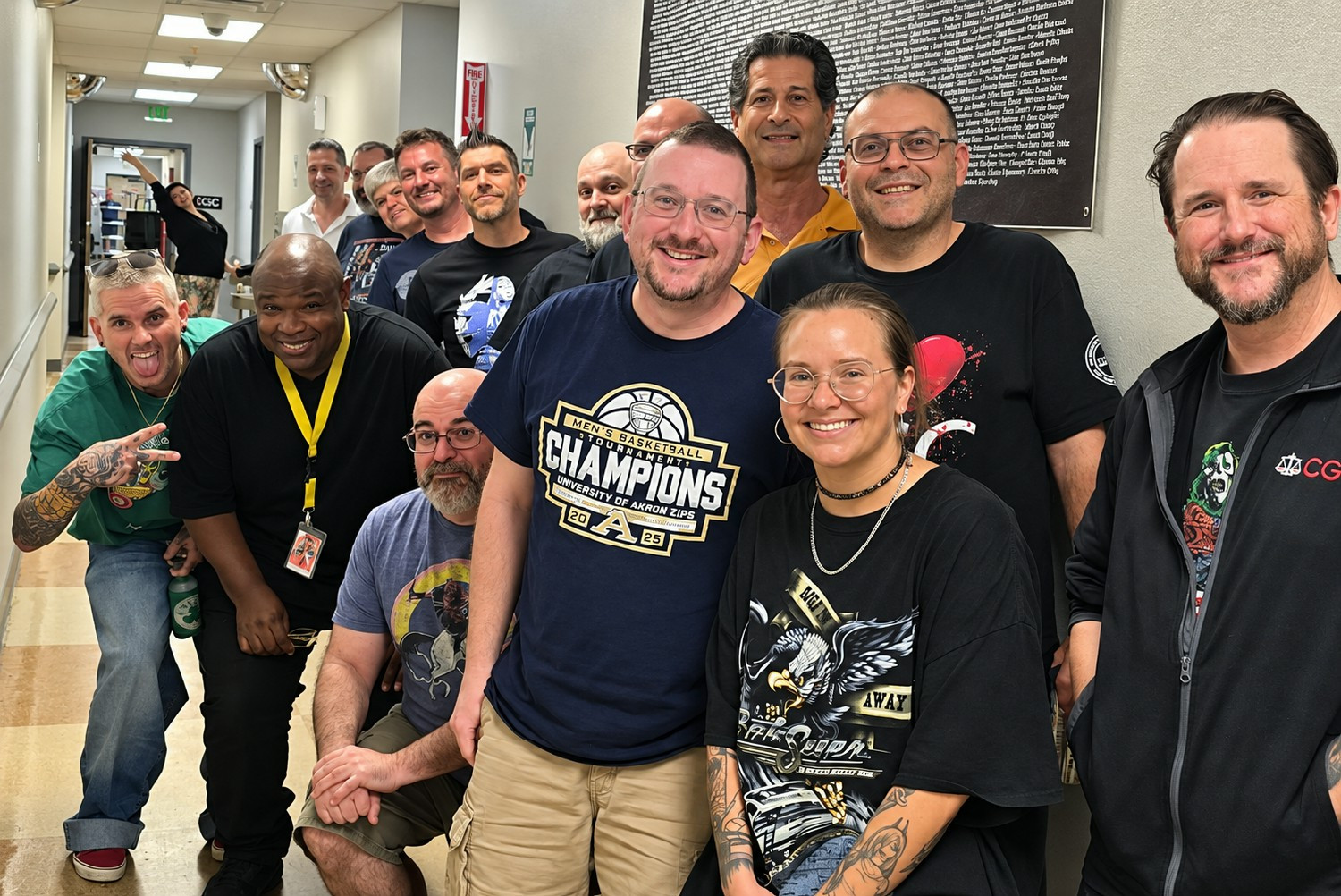 Different personalities, shared passions, and plenty of reasons to smile. That's our team!