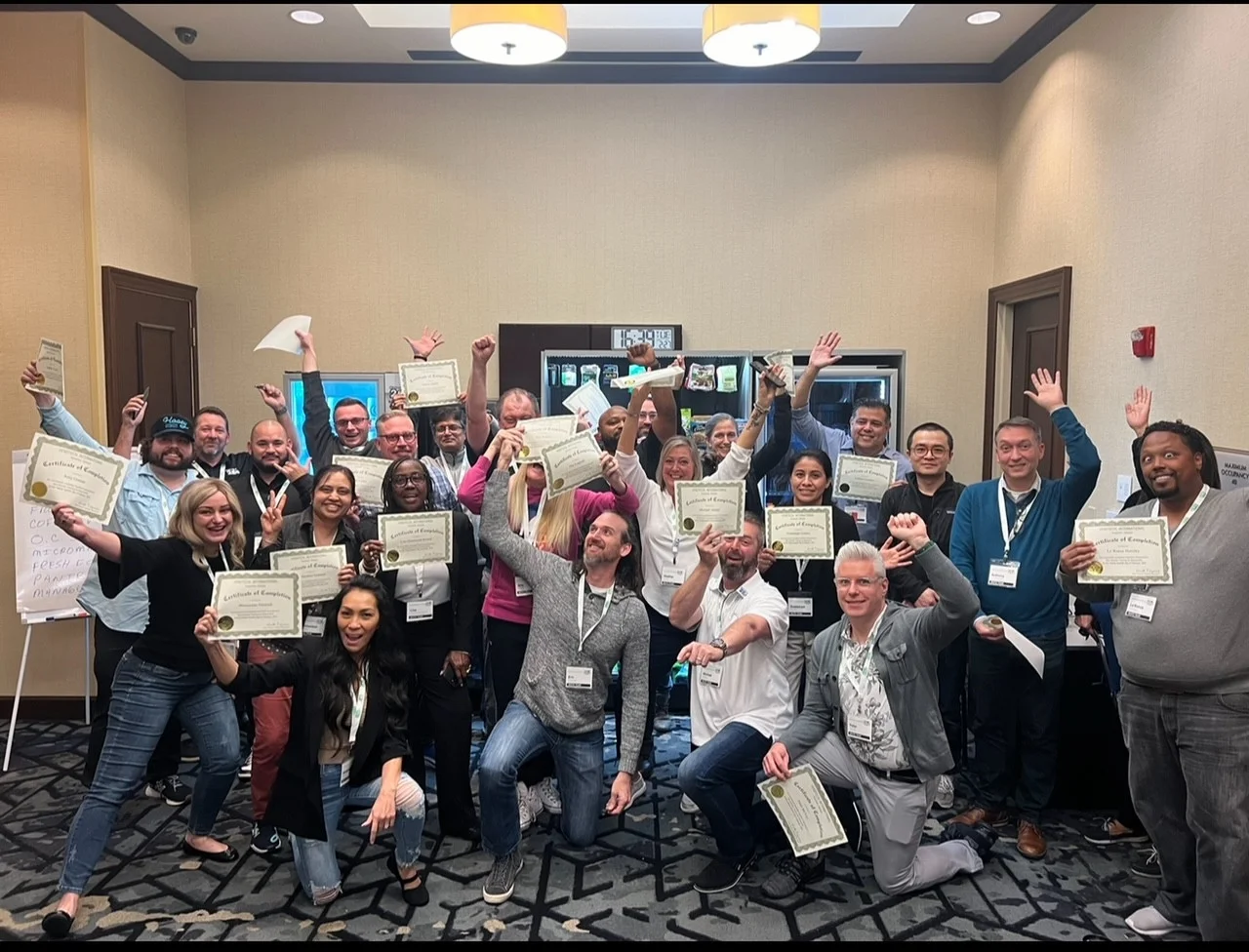 Getting certified!  This is what it feels like for Operators when they receive their awards