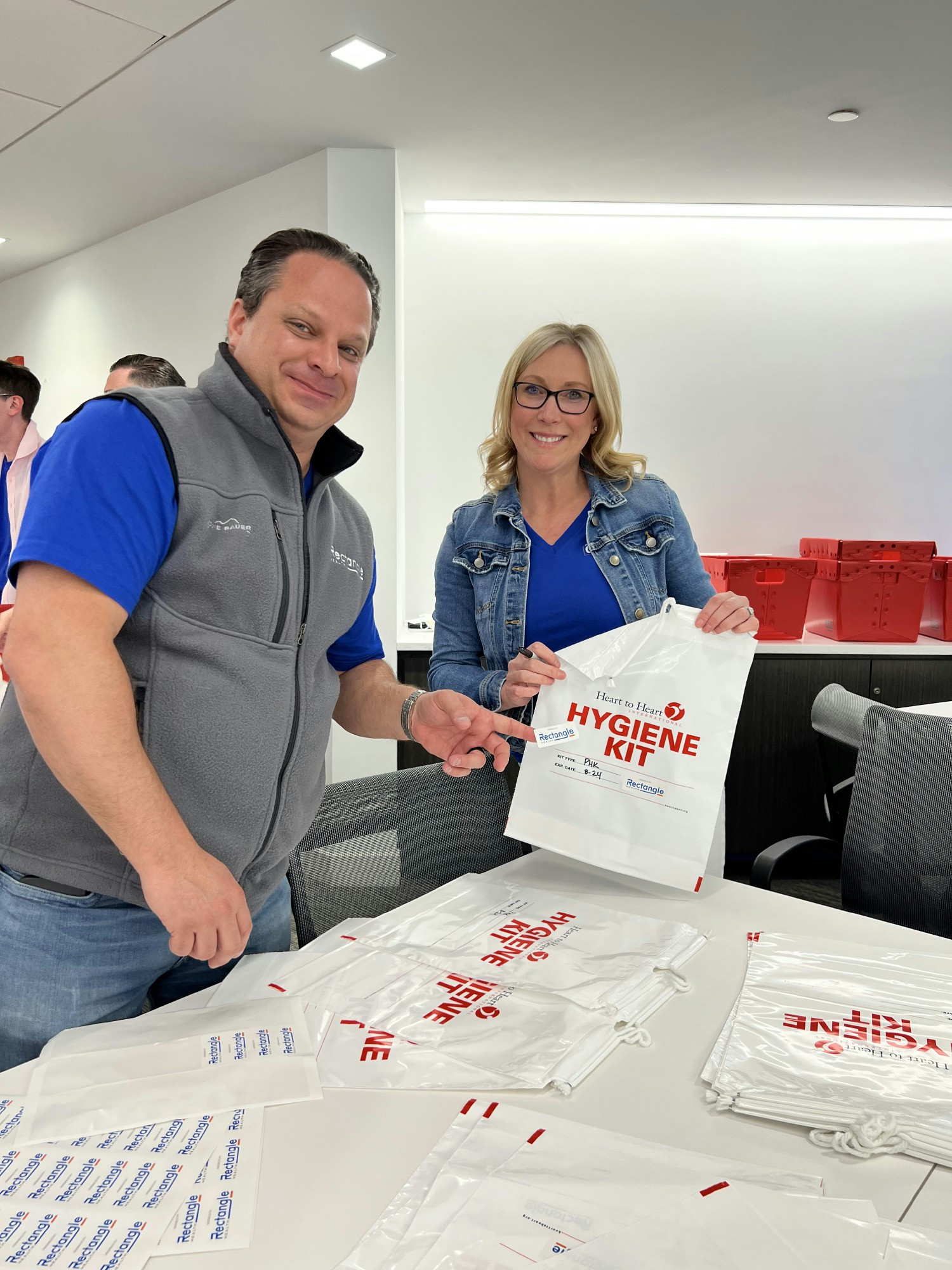 We came together to pack hygiene kits and build bonds.