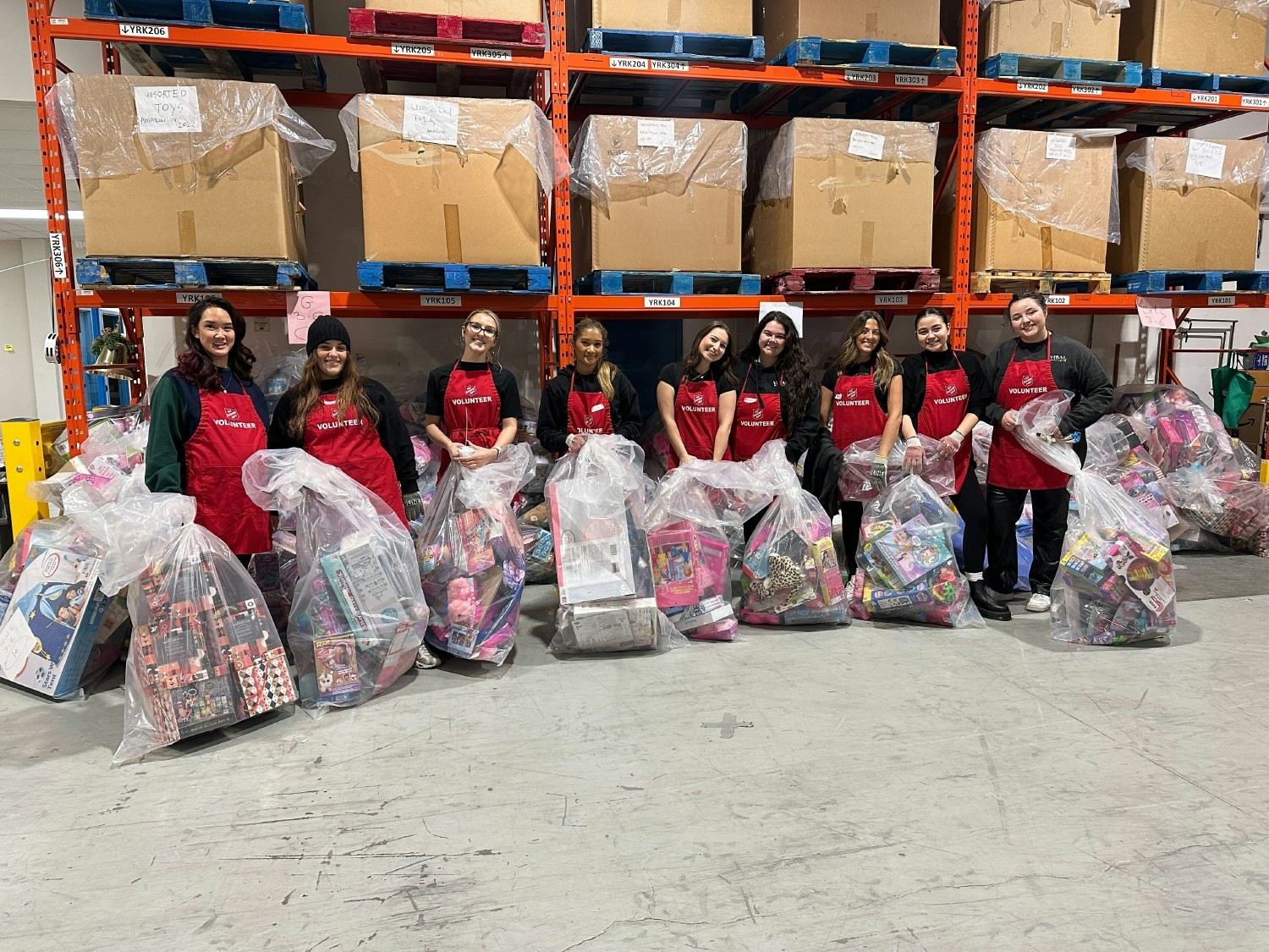 Team gives back to the community during Christmas