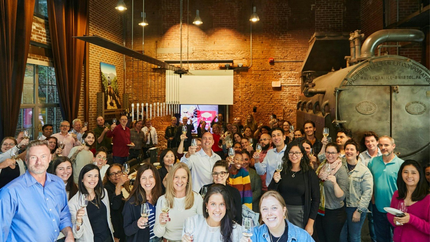 We’re all about seizing the moment to toast to a year of hard- work.
