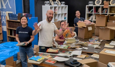 Volunteering with Friends of the Houston Public Library