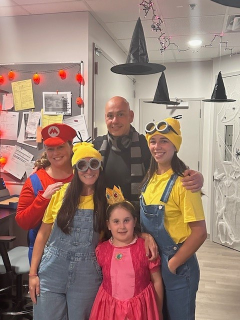 Halloween Fun with our incredible MRI team, Nursing Manager and her daughter
