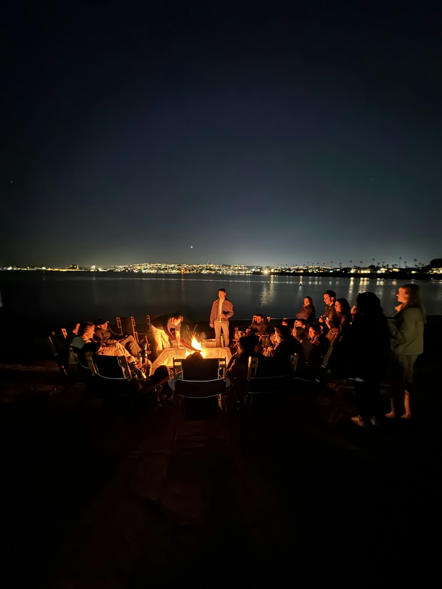 Artefact bonfire: Fueling camaraderie with warmth and memories.