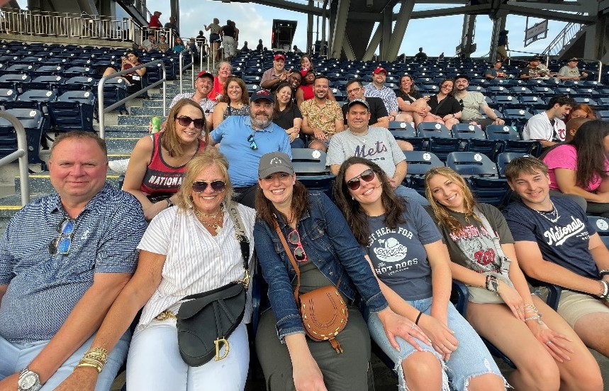 Annual Baseball Outing. Every summer staff are treated to a Nationals game and are free to invite family/ friends.