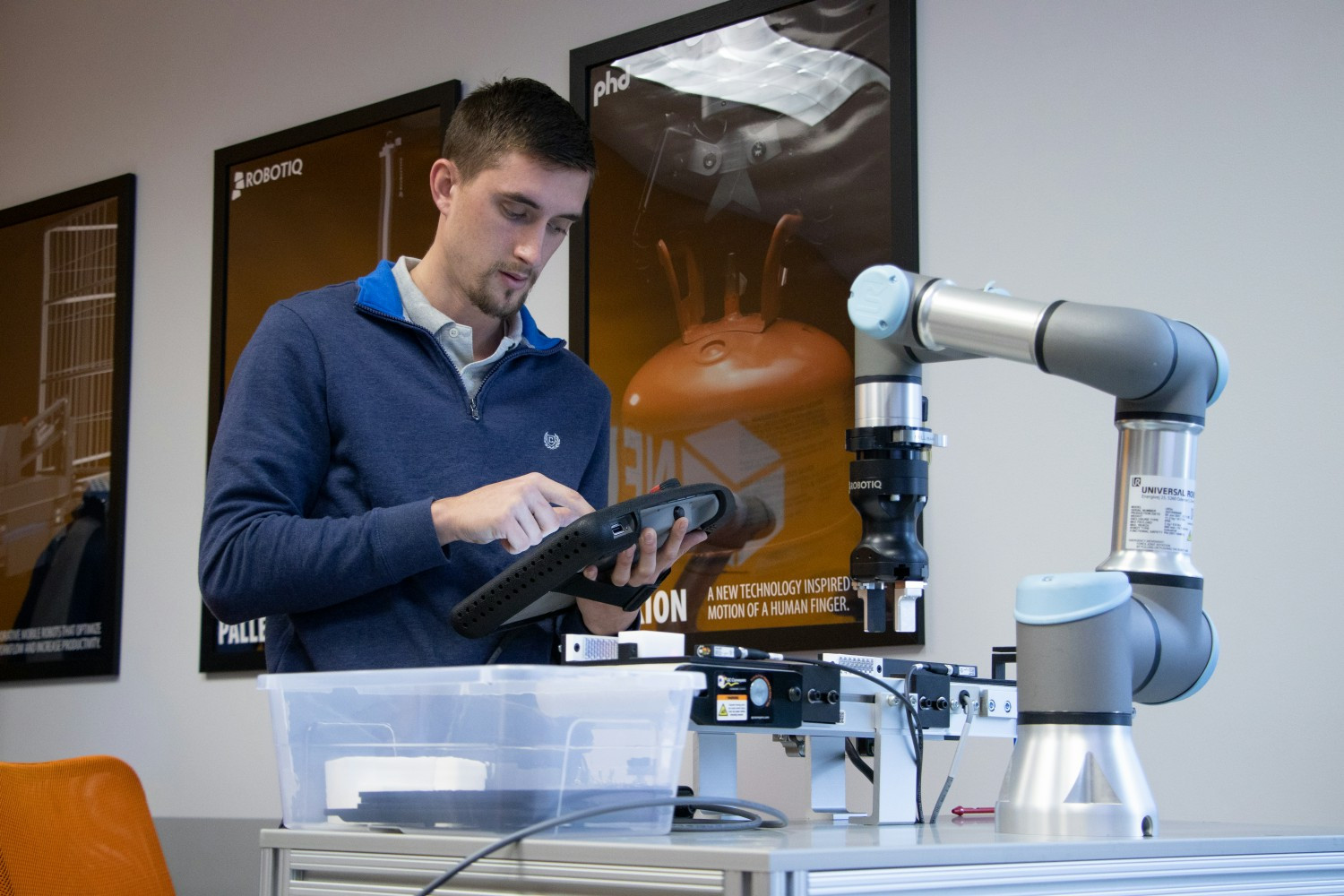 Universal Robots certified training session at NEFF in Indianapolis, IN.
