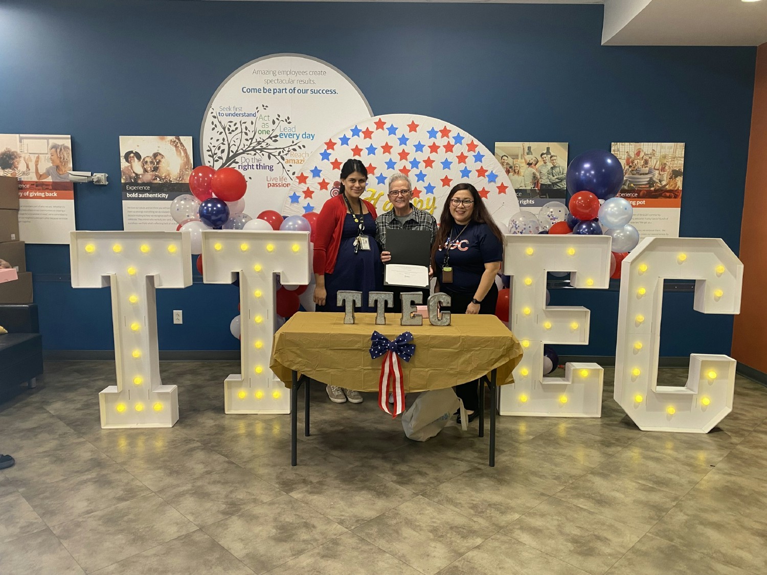 TTEC USA celebrates Veteran's Day with our heroes