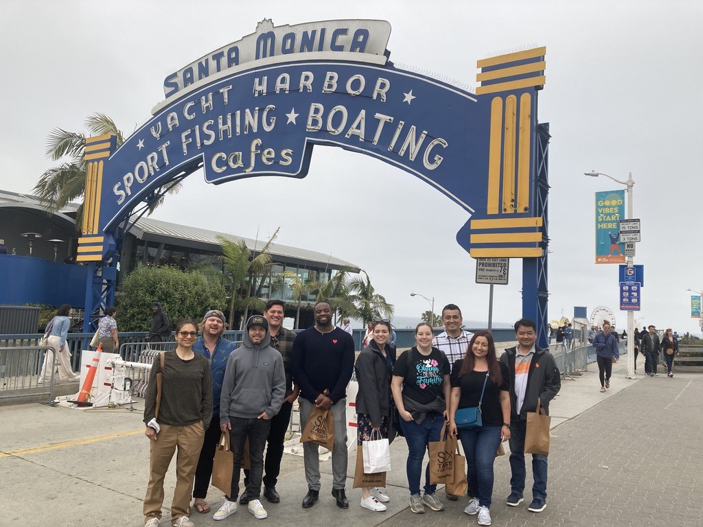 The Digistream Leadership Academy hosted the California event that was a full day and ended at the Santa Monica Pier.