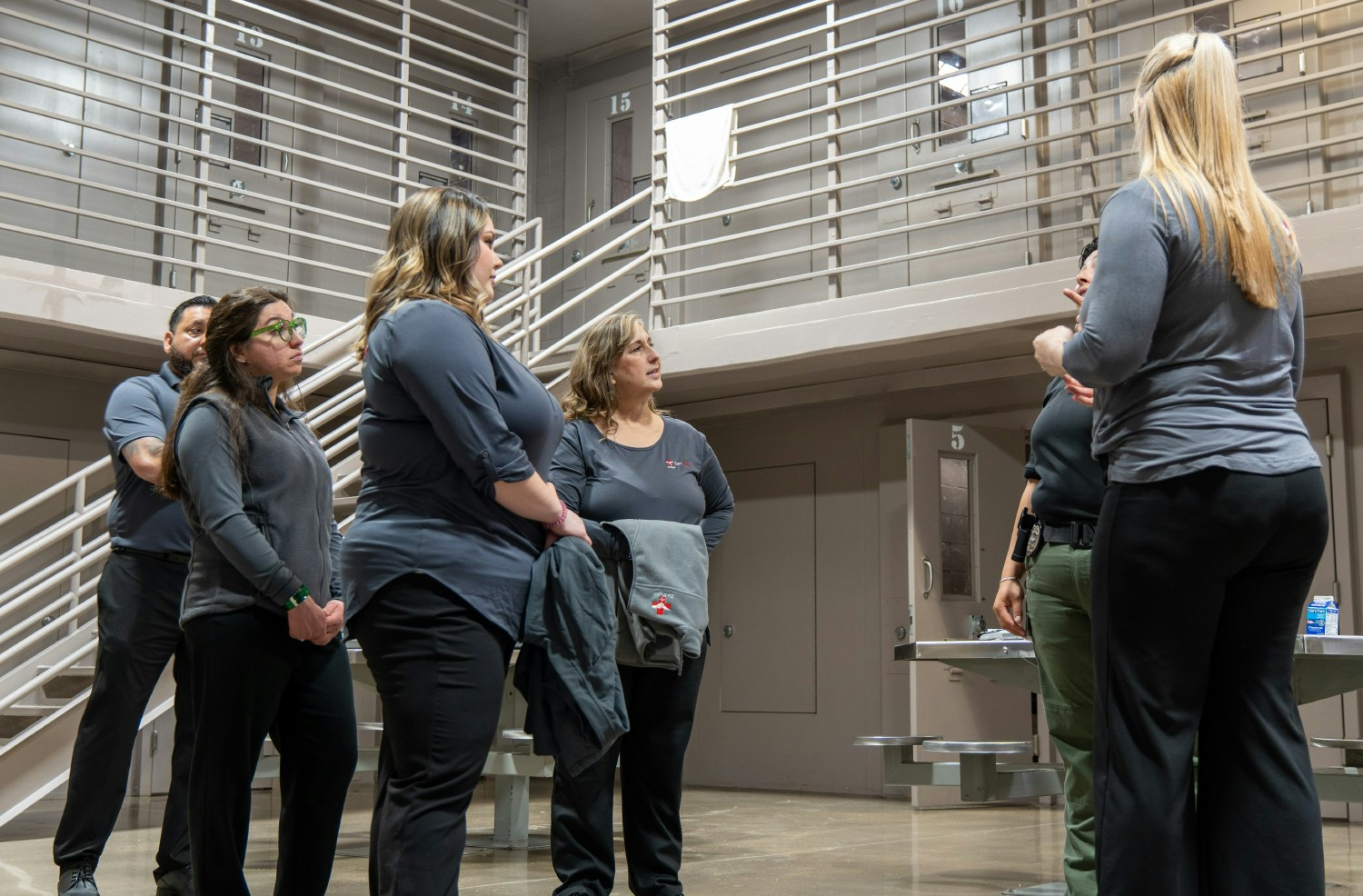 Some of our team touring Sandoval County Jail