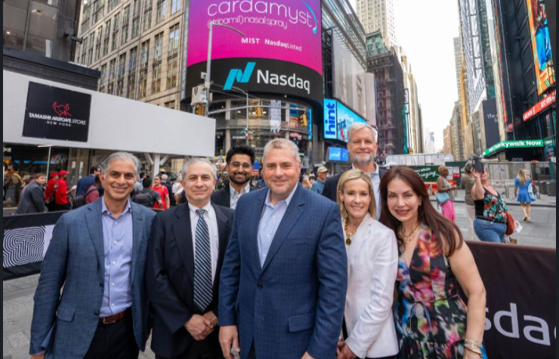 Milestone was invited to ring the bell on Nasdaq.