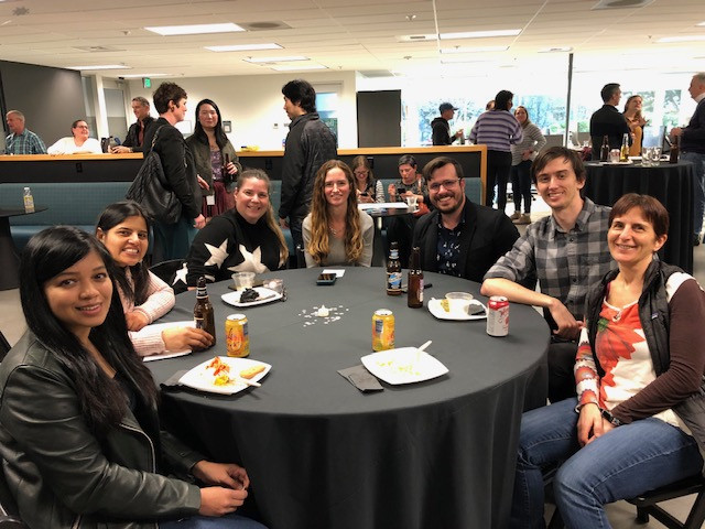 Lunchtime as everyone gathers together in our Bothell facility