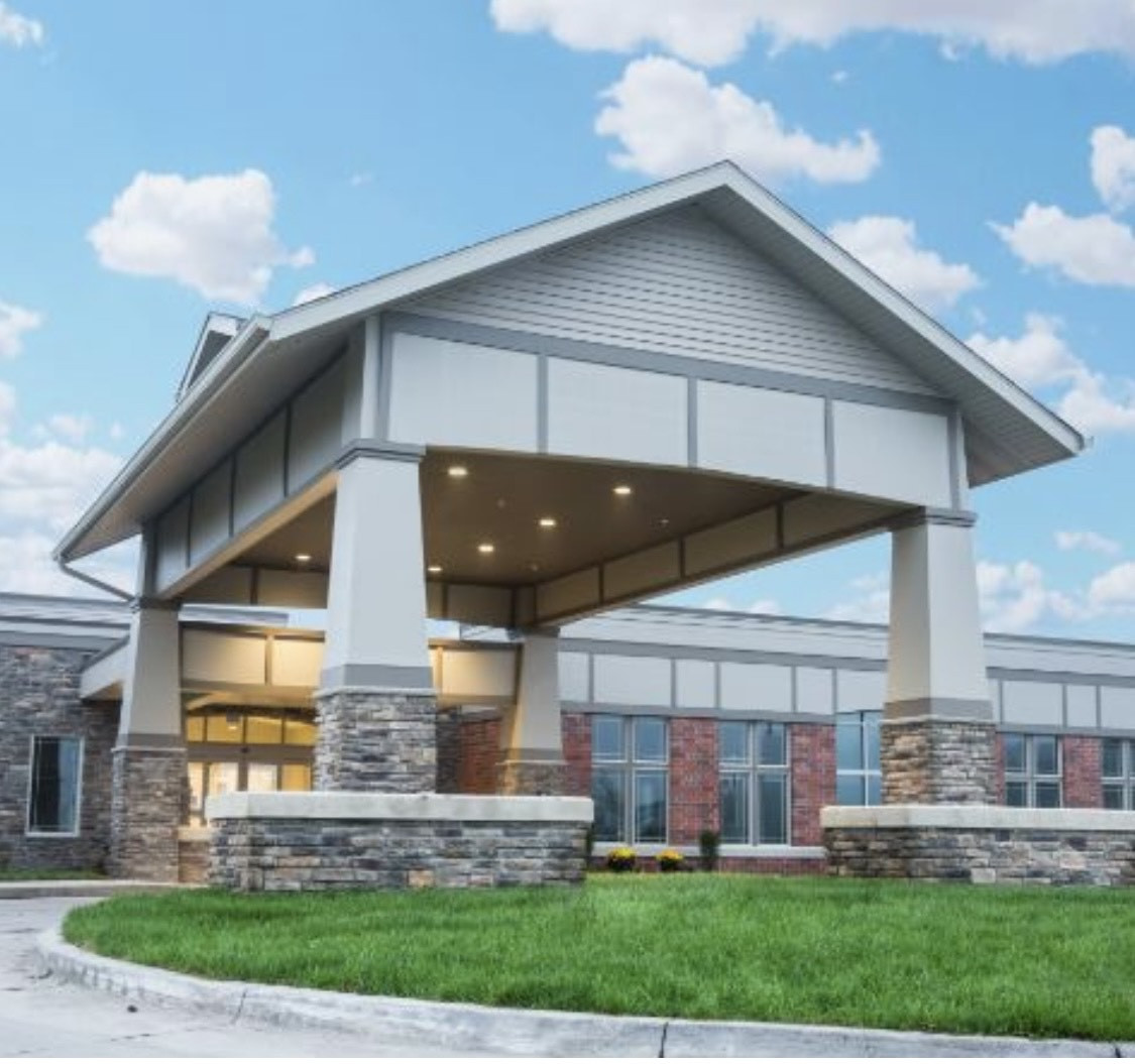 One of the beautiful senior care communities throughout the Midwest managed by Campbell Street.  