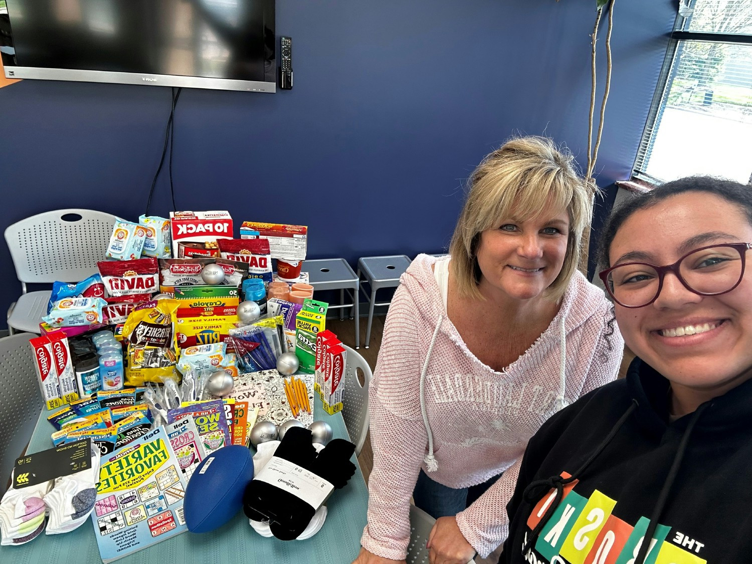 Donations for our military care packages!