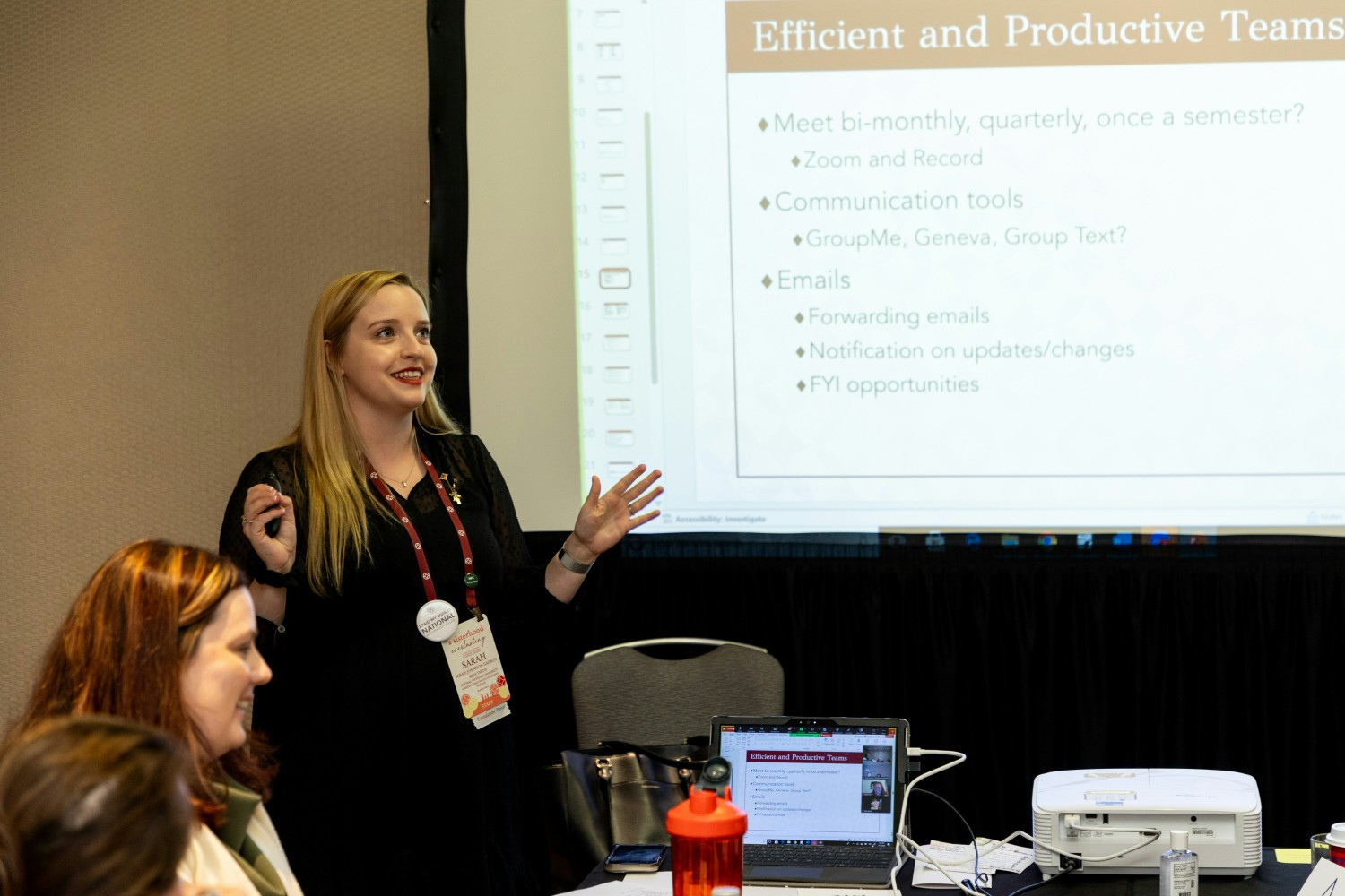 Workshop facilitation at our convention.
