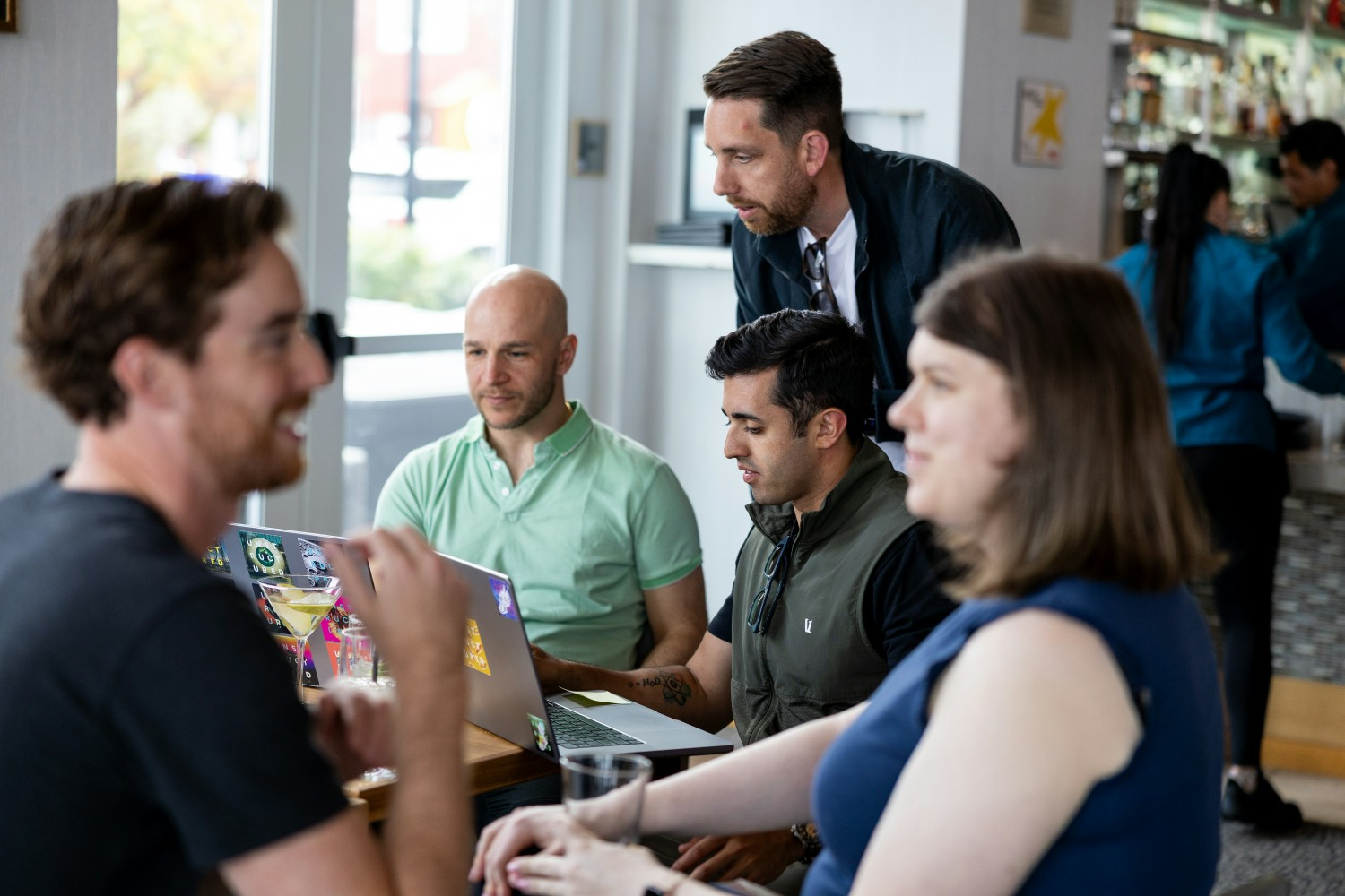 Brian Raymond collabs with star members of the Engineering, Forward Deployed, and RevOps teams.