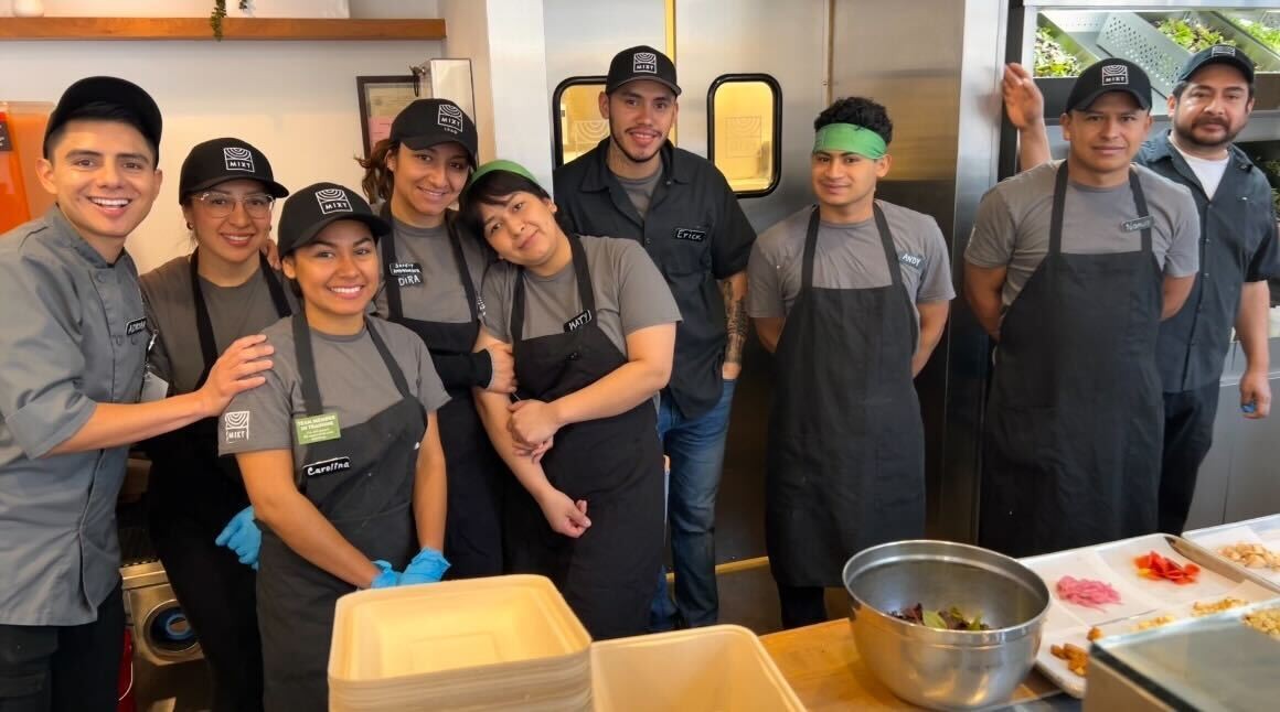 Our team training on new menu items in San Francisco.