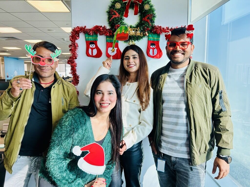 AHEADians at our India location in Gurugram enjoying Christmas celebrations. 