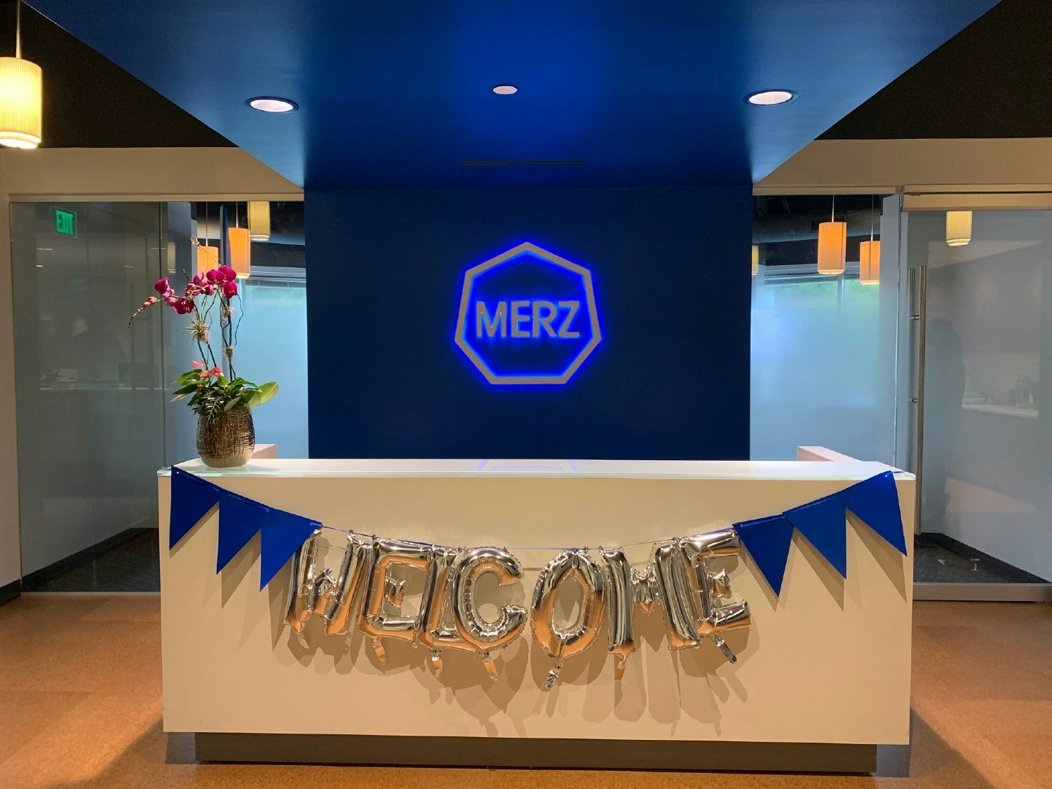 Main entryway to North America HQ in Raleigh, NC