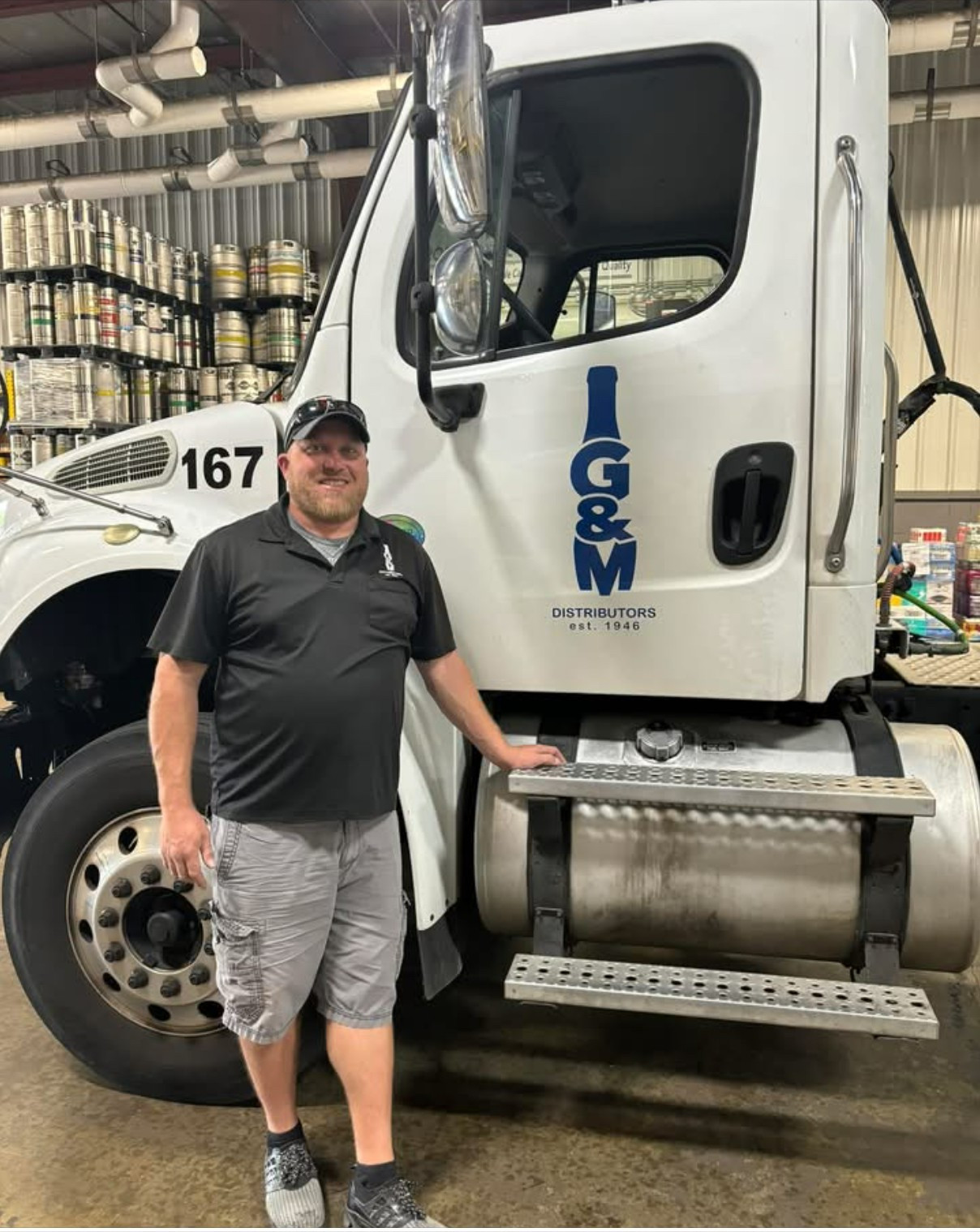 G&M's delivery team member of the month in August 2024.