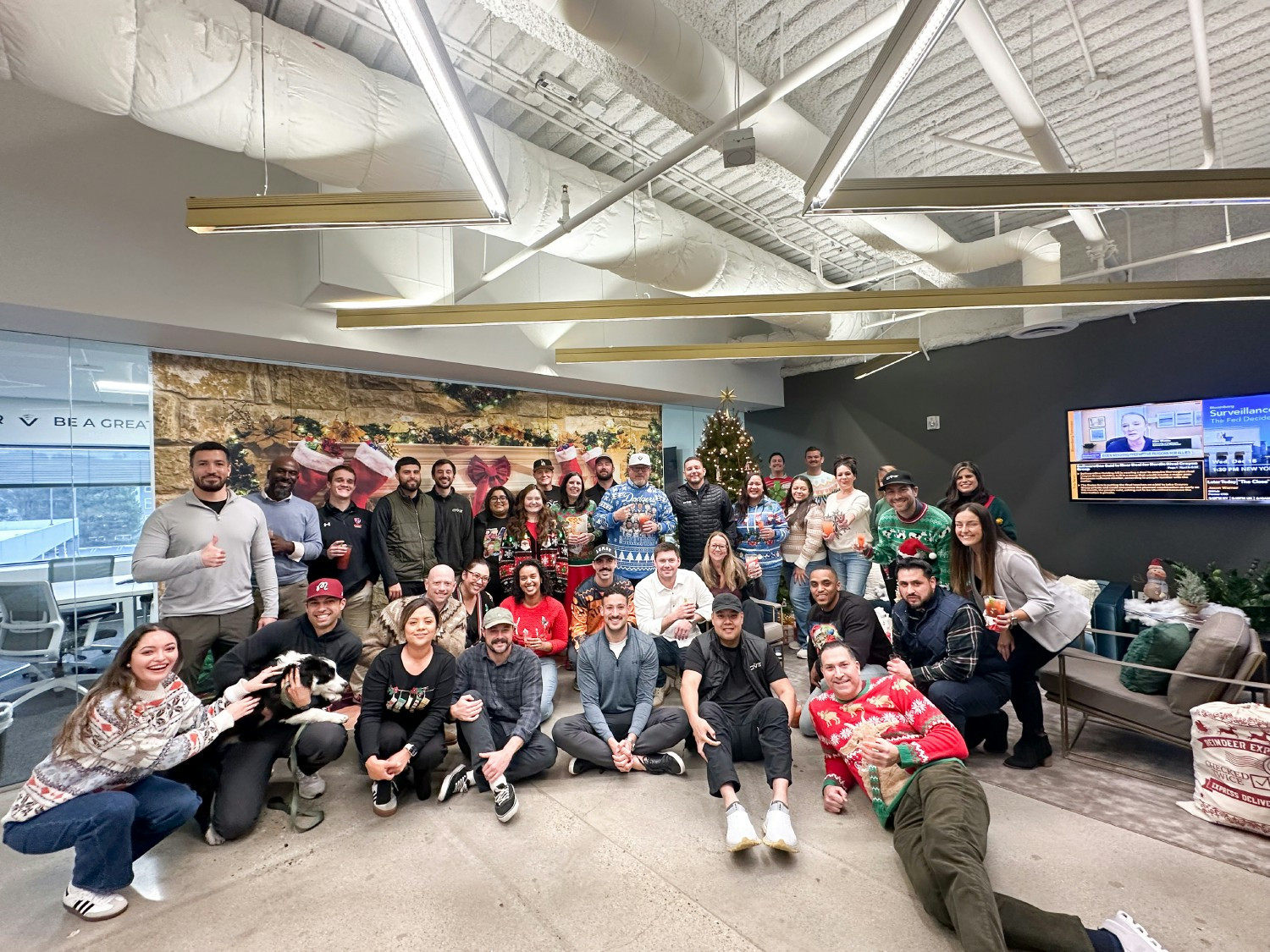Festive and fabulous! Our team brought the holiday cheer with laughs and style on Ugly Sweater Day at HQ.