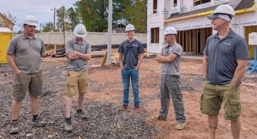 The Raleigh field team is a little shy