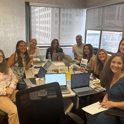 Department strategy meeting.
