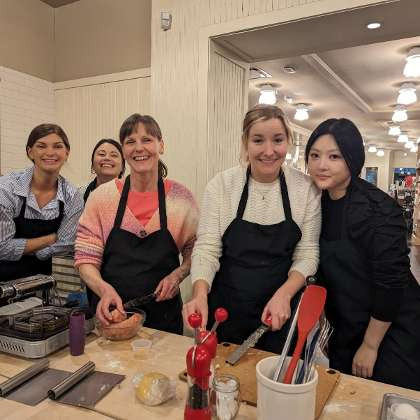 Cooking class - team building event