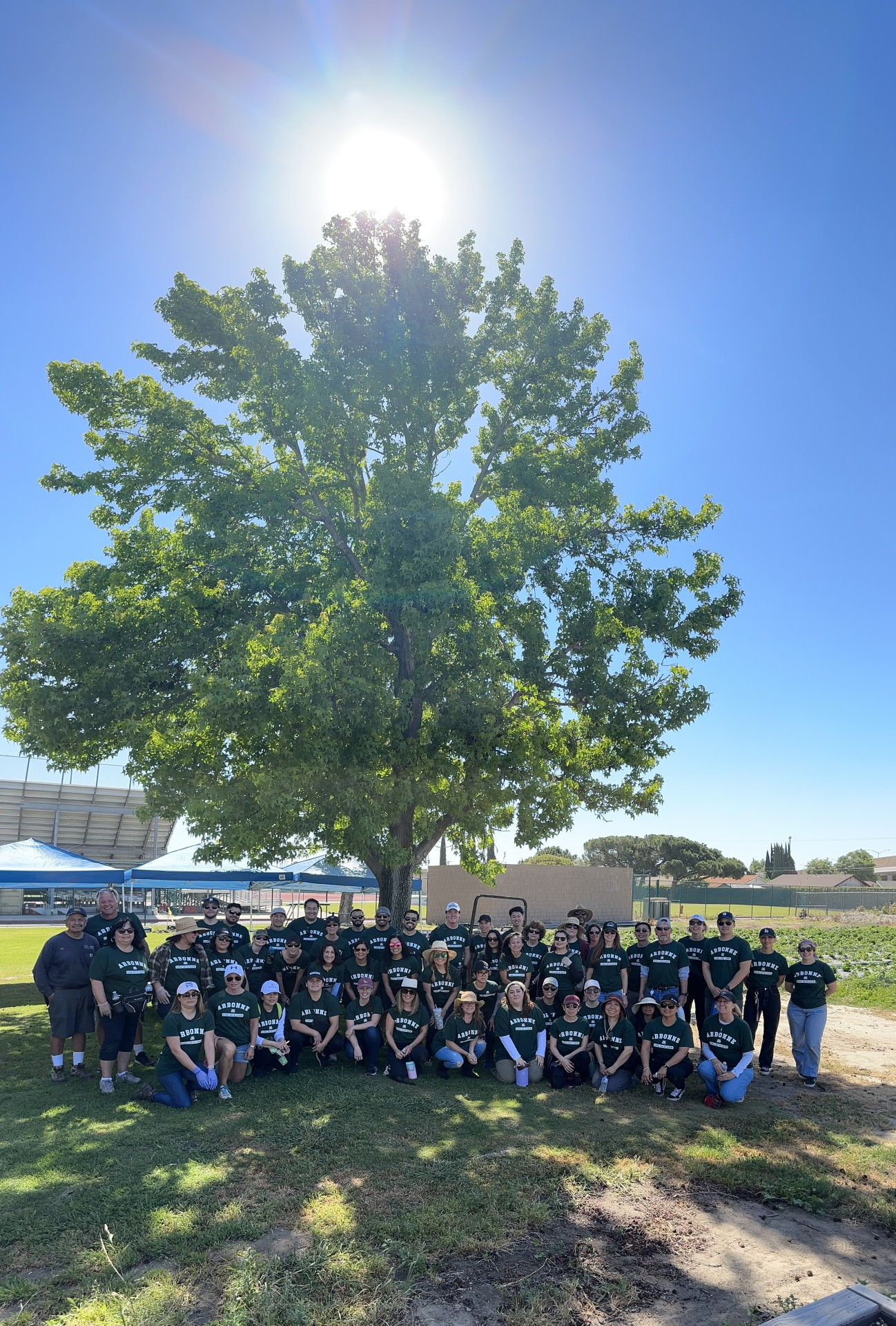 Team members in Irvine, California volunteering with a local non-profit.