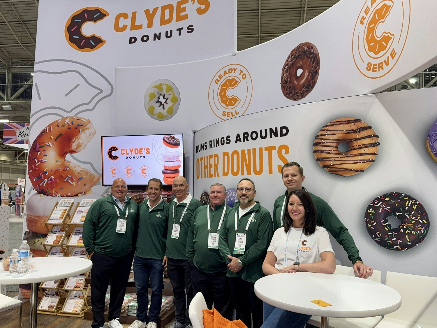 One of the best sales team in the industry proudly representing the brand at the industry's premier trade show.