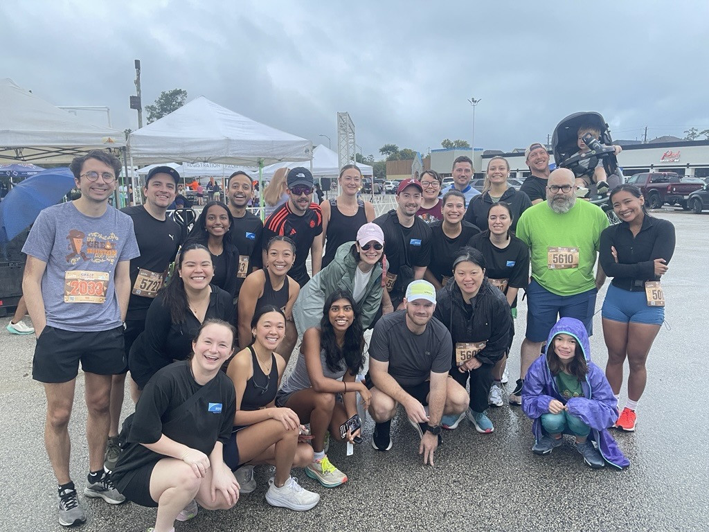 Houston Pie Run (5k) participants