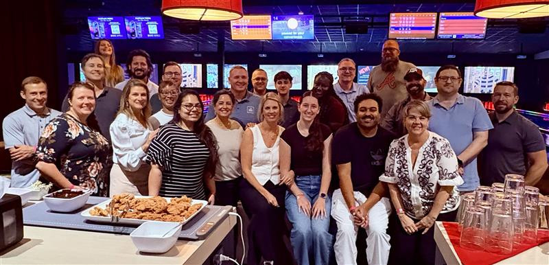Our team spending time together after one of our NetSuite Go Live Sessions.