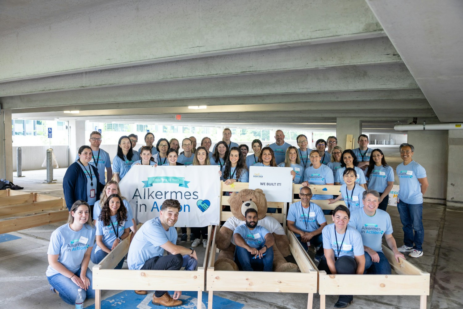 Alkermes employees participating in our 15th annual Alkermes in Action Day of Service in 2023.