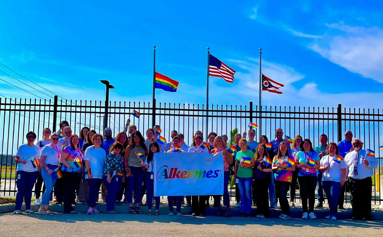 Members of our Wilmington facility celebrating Pride Month in 2023.