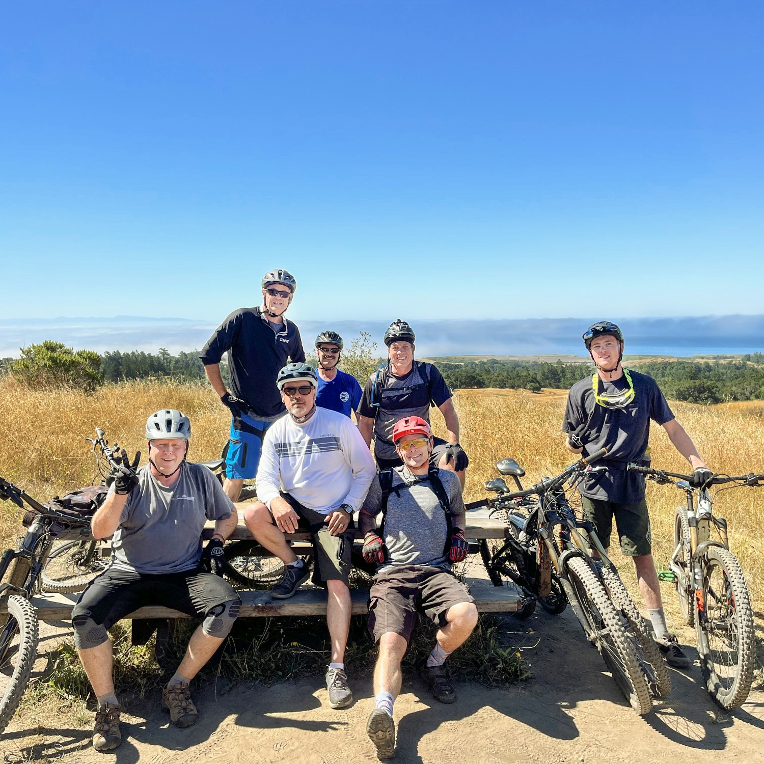 BKF team members have varying interest such as biking where several members gather to enjoy a ride together.
