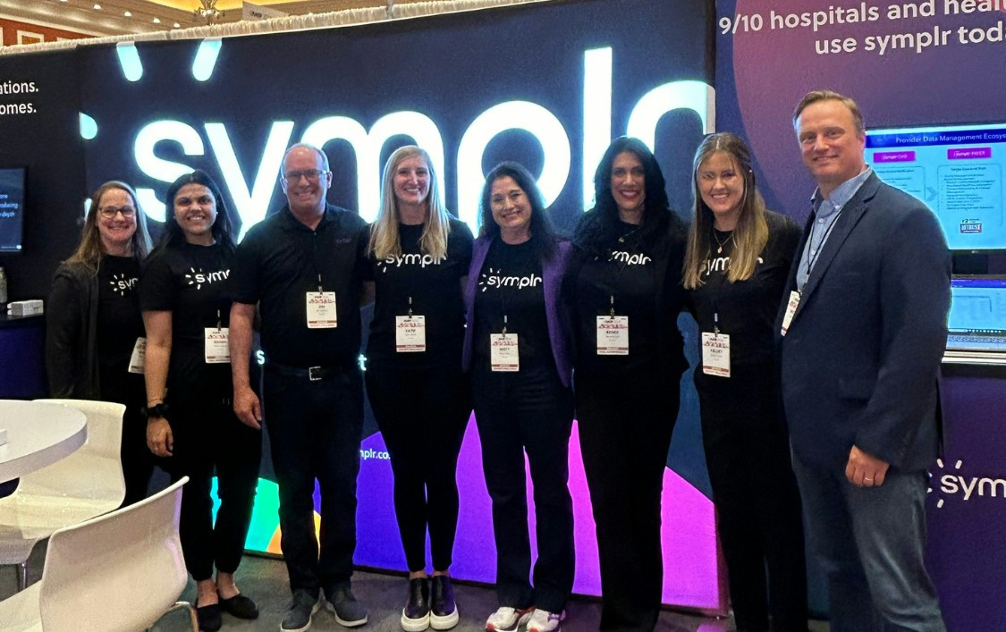 Our incredible Marketing Team repping symplr!