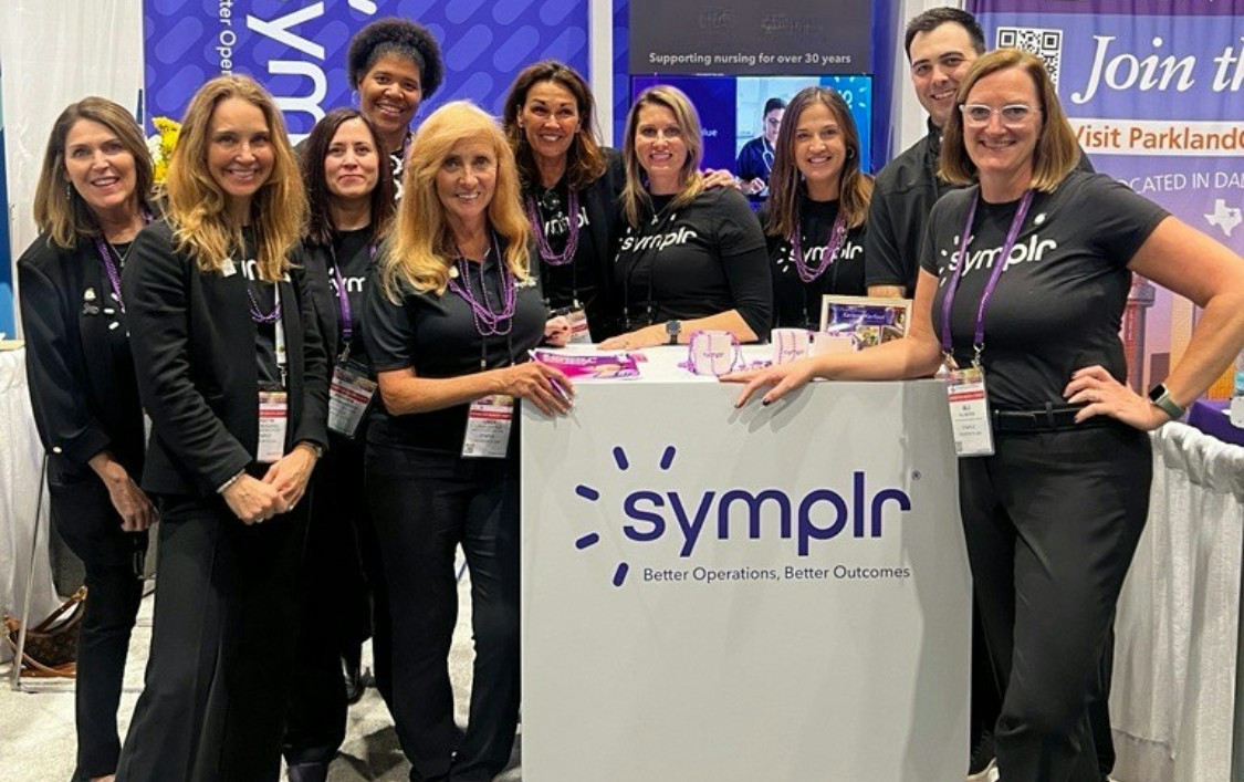 Spreading the word about symplr at trade show events. Simplifying operations and multiplying impact. 