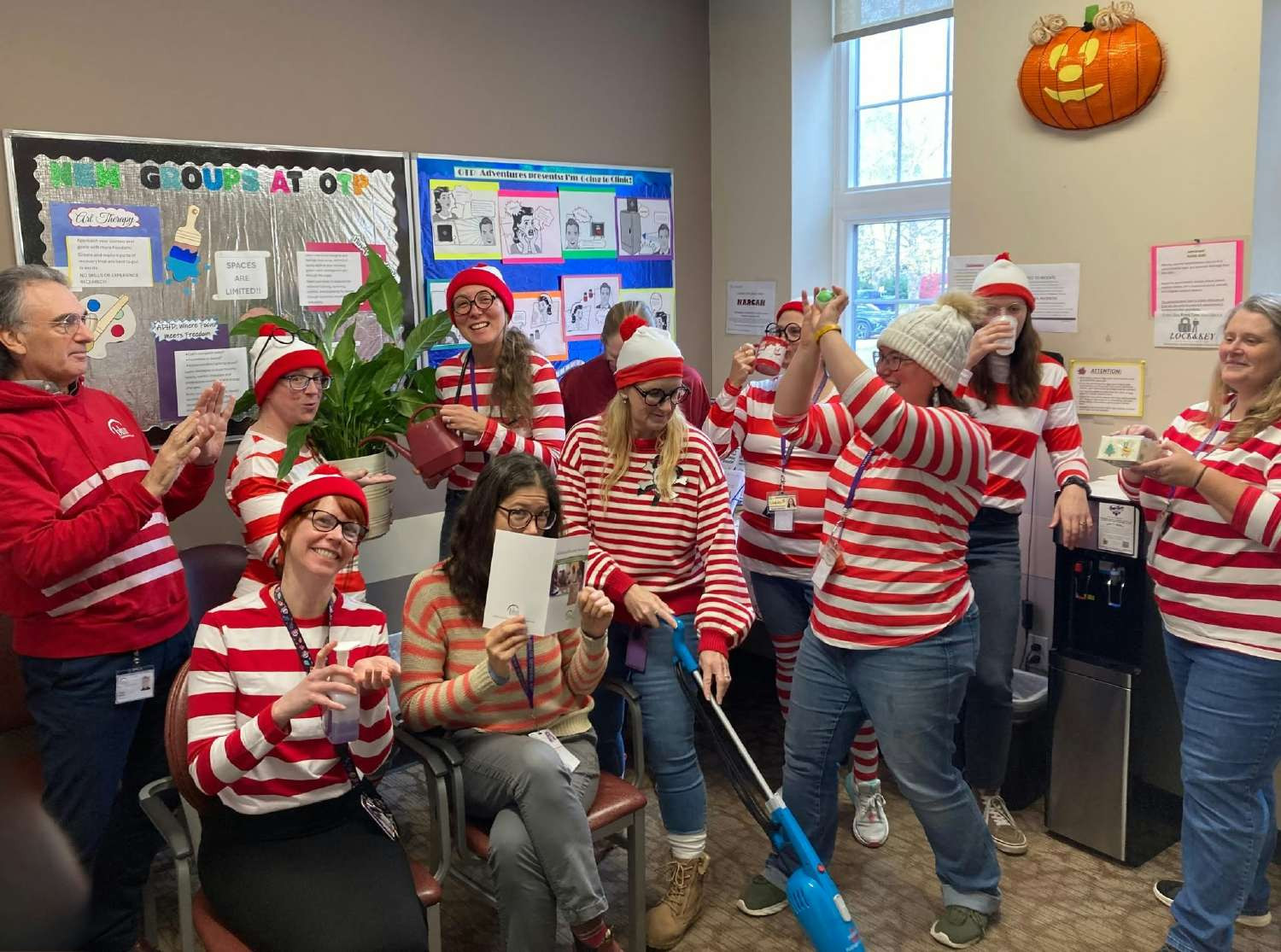 Staff at our Greenfield recovery programs exemplify team spirit and community in their Halloween costume day