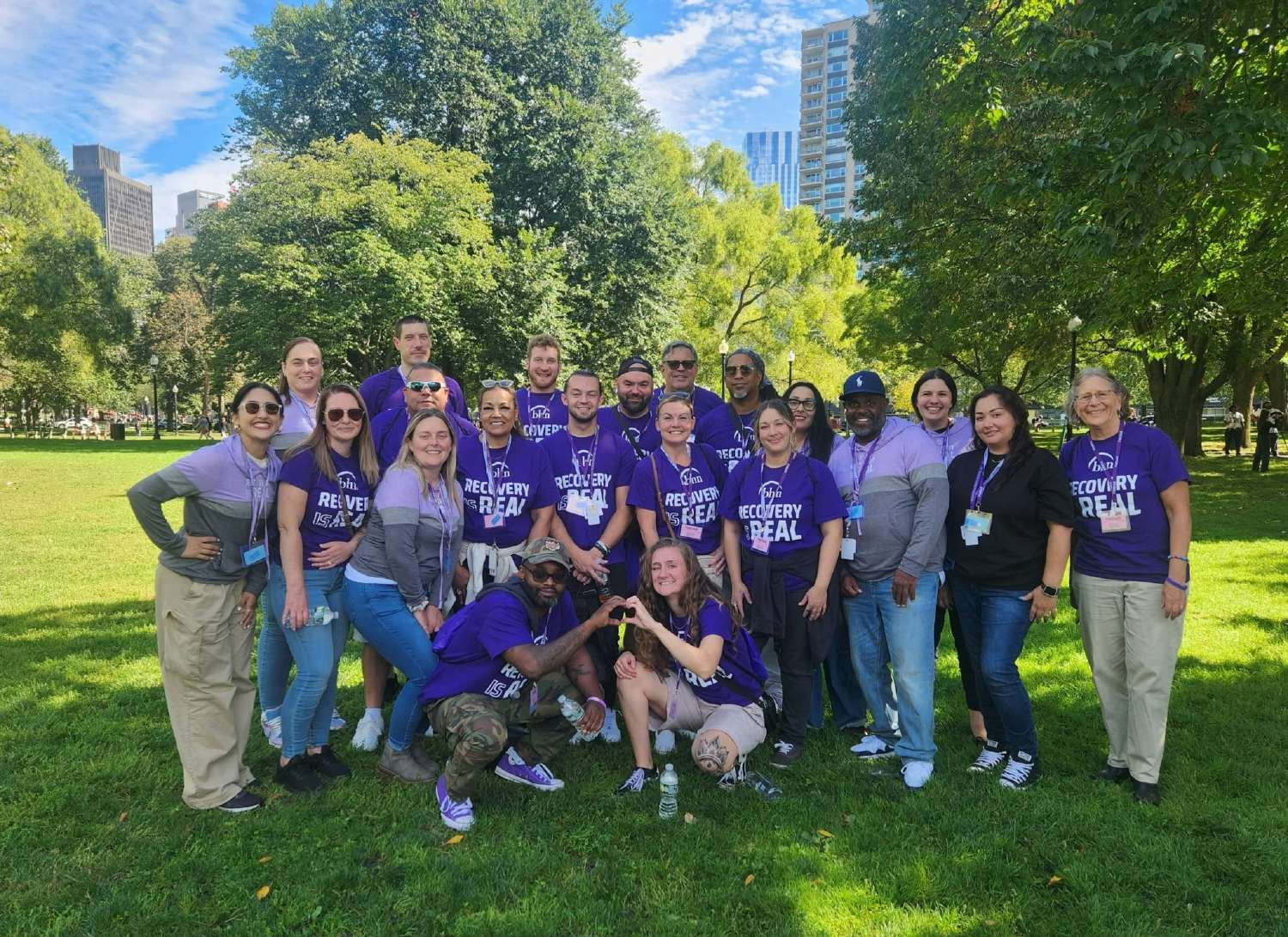 Staff & leaders demonstrate commitment to BHN at the Mass Org for Addiction Recovery annual awareness event