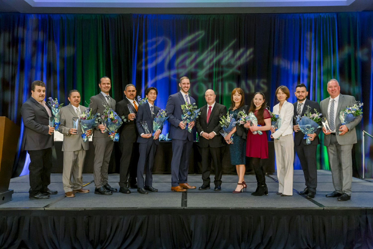 TEAM MEMBERS BEING RECOGNIZE DURING OUR HOLIDAY PARTY FOR EXCEPTIONAL PERFORMANCE AND BECOME EMPLOYEE OF THE YEAR.