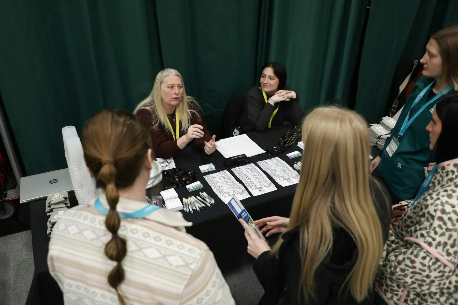 Two of our Home Care team members representing Eden at the Montana Tech's Job Fair in Butte, MT. 