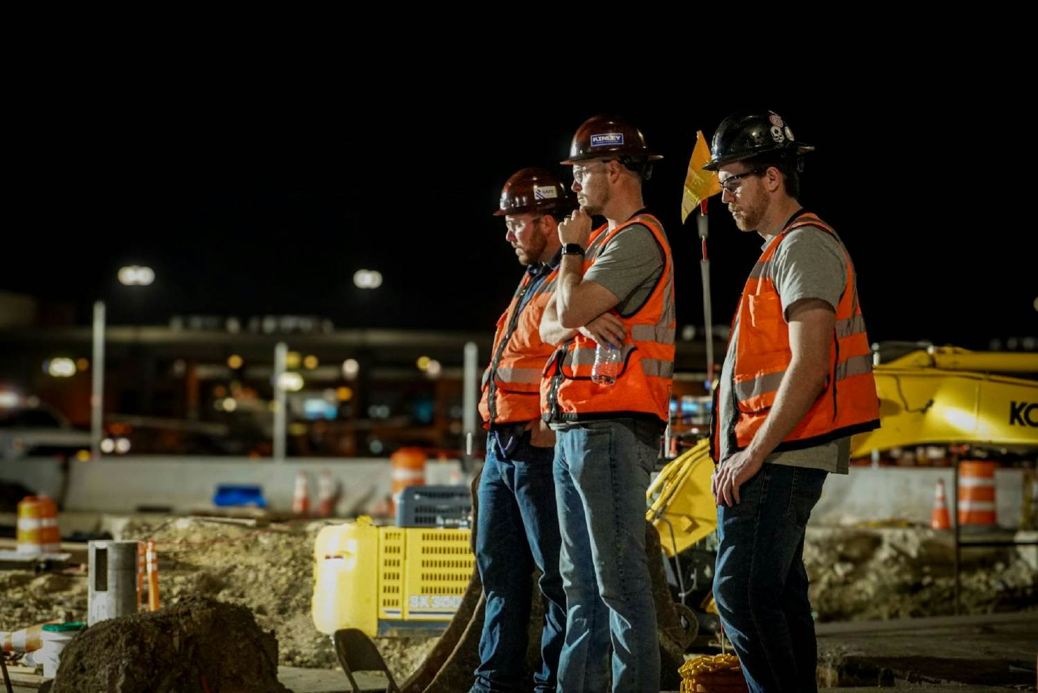 Kinley team onsite at the DFW airport.