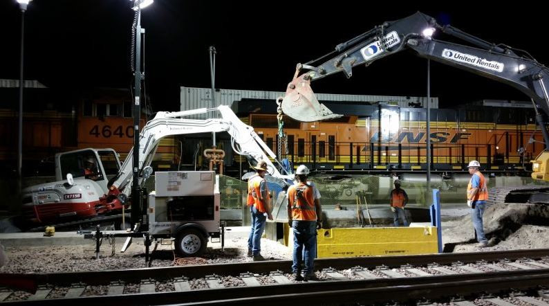 The Railroad never stops, and neither do we! In 2015, we partnered with BNSF Railway to replace mainline fueling tracks.