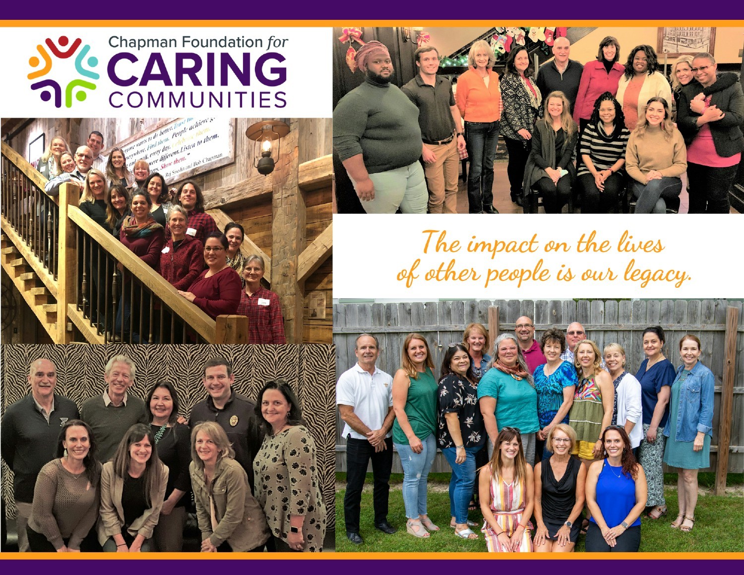 The Chapman Foundation for Caring Communities has five regional learning hubs making an impact across the US. 