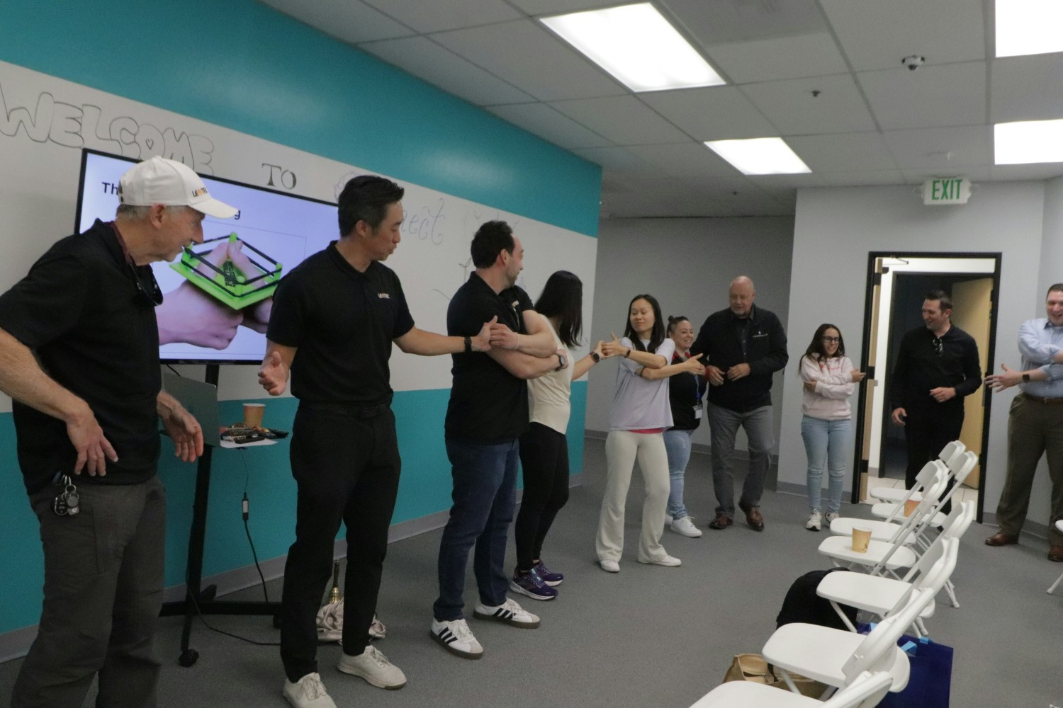 A group game of thumb war during our wellness themed Connect Week was a valuable lesson about the idea of